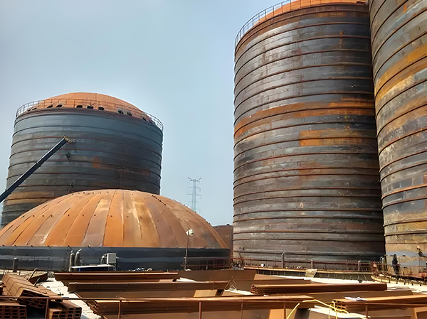 岫岩焦粉钢板仓